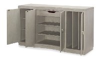 Shadow Gray Contemporary Dining Credenza - Cinema-3