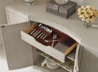 Shadow Gray Contemporary Dining Credenza - Cinema-4