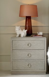 Rachael Ray Home Gray Nightstand - Cinema