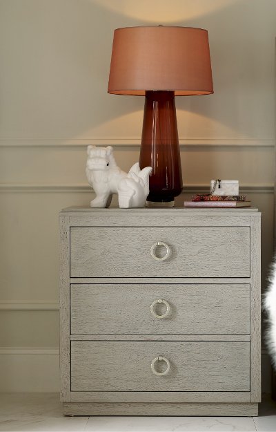 Rachael Ray Home Gray Nightstand - Cinema