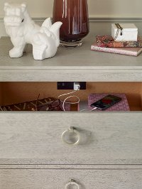 Rachael Ray Home Gray Nightstand - Cinema-2