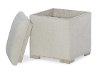 Rachael Ray Home Gray Upholstered Vanity Stool - Cinema-2