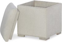 Rachael Ray Home Gray Upholstered Vanity Stool - Cinema-2