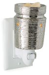 Brushed Chrome Pluggable Fragrance Warmer - Candle Warmers