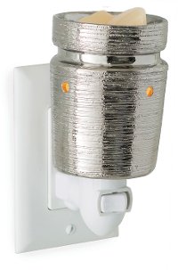 PIBCR Brushed Chrome Pluggable Fragrance Warmer - Candle Warmers