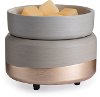 Gray and Gold 2-in-1 Fragrance Warmer - Candle Warmers