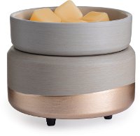 CWDMID Gray and Gold 2-in-1 Fragrance Warmer - Candle Warmers