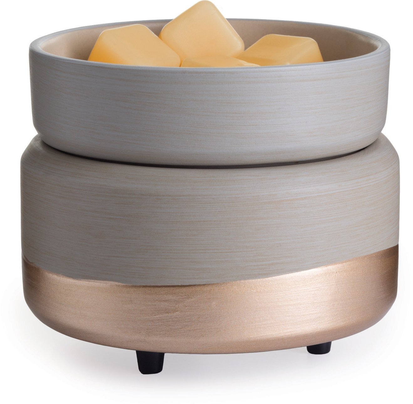 Gray and Gold 2-in-1 Fragrance Warmer-1