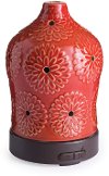 Orange-Red Lotus Airome Ultrasonic Oil Diffuser - Candle Warmer
