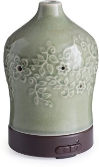 SDPNL Jade Green Crackle Perennial Airome Ultrasonic Oil Diffuser - Candle Warmers