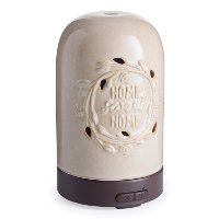 Tan and Brown Home Sweet Home Airome Ultrasonic Oil Diffuser - Candle Warmers