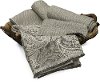 Ivory and Gray Waffle Boulder Throw-2