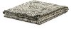 Clearance Gray and Ivory Paisley Boulder Throw Blanket