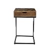 Checkerboard C-Shaped Table - Global Archive-2