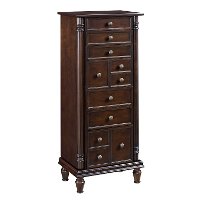 Antique Walnut Jewelry Armoire - Brigham