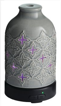 SDQUA Gray Glaze Jasmine Airome Ultrasonic Oil Diffuser - Candle Warmers