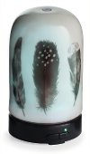 SDFEA Porcelain Feather Airome Ultrasonic Oil Diffuser - Candle Warmers