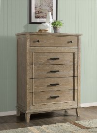 654-009/CHEST Casual Classic Natural Chest of Drawers - Eden Park