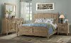 654/PANELBED5/0 Clearance Casual Classic Natural Queen Bed - Eden Park