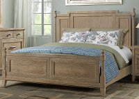 654/PANELBED6/6 Casual Classic Natural King Size Bed - Eden Park