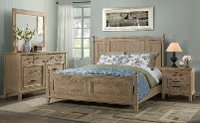 6PC:654/EDENPARK5/0 Casual Classic Natural 6 Piece Queen Bedroom Set - Eden Park