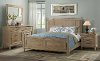 6PC:654/EDENPARK6/6 Casual Classic Natural 6 Piece King Bedroom Set - Eden Park
