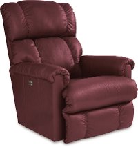 P10-512/LB133409/USB Merlot Red Power Rocker Recliner - Pinnacle