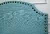 IDF-7880BL-HB-T Blue Classic Upholstered Twin Headboard - Mira-2