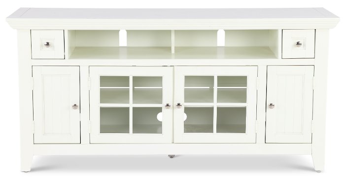 Country White 62 Inch TV Stand
