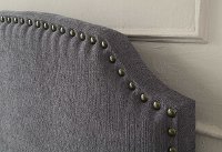 IDF-7880GY-HB-FQ Gray Upholstered Full/Queen Headboard - Mira-3