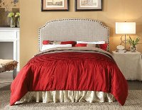 IDF-7880BG-HB-FQ Beige Upholstered Full-Queen Headboard - Mira