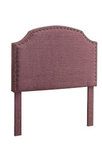 IDF-7880PR-HB-T Purple Classic Upholstered Twin Headboard - Mira-2