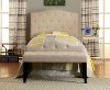 IDF-7989IV-HB-T Ivory Upholstered Twin Headboard - Venice