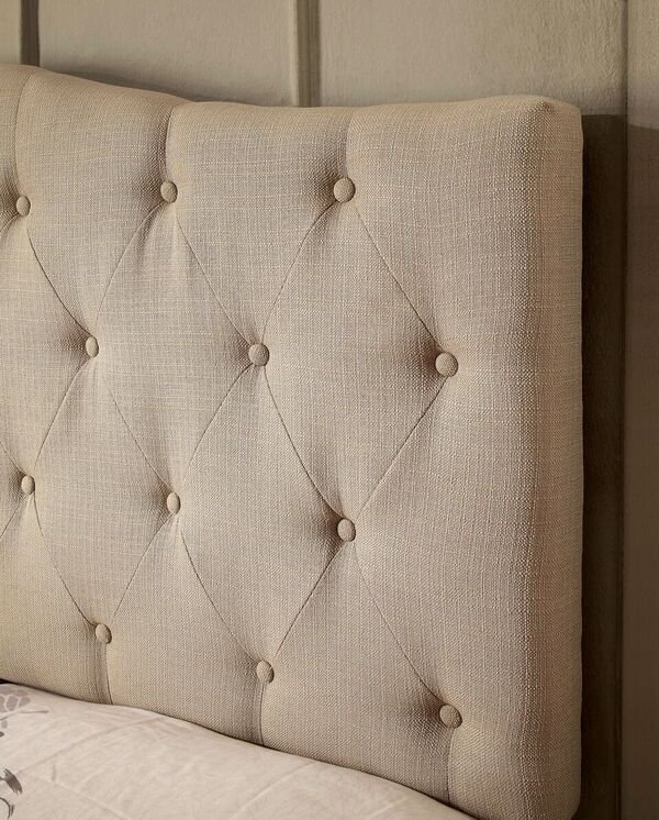 IDF-7989IV-HB-T Ivory Upholstered Twin Headboard - Venice-2