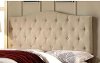 IDF-7989IV-HB-FQ Ivory Upholstered Full/Queen Headboard - Venice
