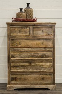 Rustic Natural Chest of Drawers - Thurston