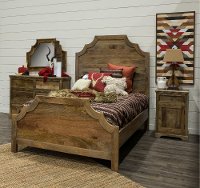Rustic Natural 6 Piece Queen Bedroom Set - Thurston