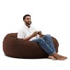 0005181 Big Joe King Fuf Espresso Comfort Suede