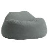 0004176 Big Joe Chillum Loveseat Steel Grey Comfort Suede