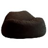 0004178 Big Joe Chillum Loveseat Black Onyx Comfort Suede