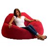 0004179 Big Joe Chillum Loveseat Sierra Red Comfort Suede