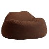 0004181 Big Joe Chillum Loveseat Espresso Comfort Suede