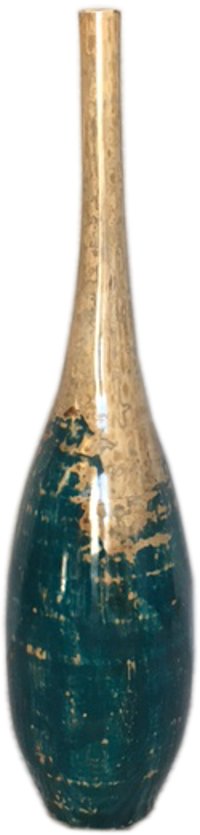59 Inch Turquoise Floor Jar