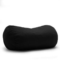 0002010 Big Joe Media Lounger Black Twill (6 Foot) - Fuf