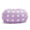 0630252 Big Joe Classic Bean Bag Purple with White Dot (88 Inch) - Classic
