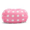 0630251 Big Joe Bean Bag Candy Pink with White Dots (88 Inch) - Classic