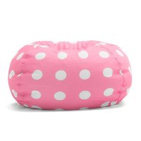 0630251 Big Joe Bean Bag Candy Pink with White Dots (88 Inch) - Classic
