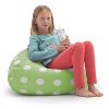 0630252 Big Joe Classic Bean Bag Chartreuse with White Dots (88 Inch) - Classic