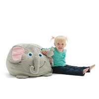 7660ELEP Big Joe Emerson the Elephant /w Lil Buddy Short Fur - Bagimal