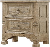 Classic Weathered Pine Nightstand - Interlude II